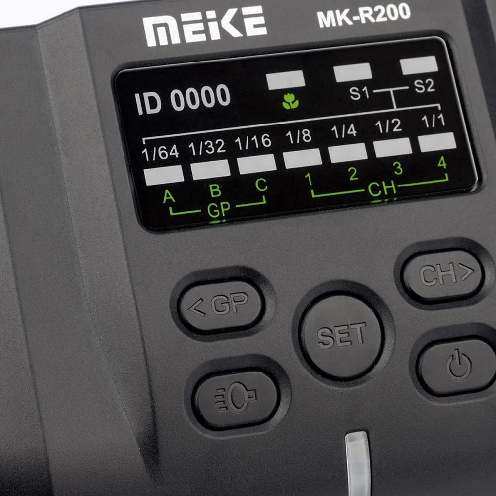 Meike MK-R200 II N Беспроводная Дистанционная Вспышка 2,4 ГГц для Nikon D800 D810 D80 D90 D600 D610 D3100 D3200 D3300 D5000 D5100 D5200 D5300 Изображение 1