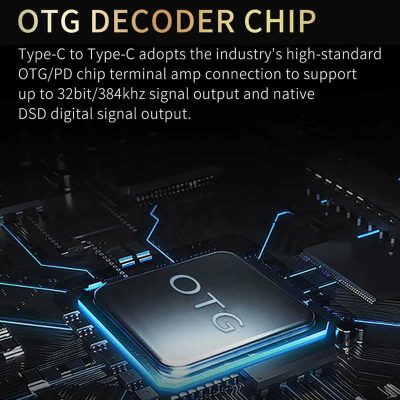 OTG Кабельный адаптер Портативный усилитель для наушников DAC OTG аудиоадаптер для Huawei/ Samsung Hifi Изображение 4