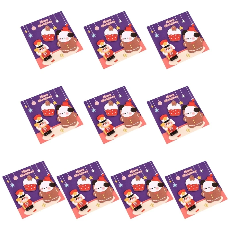 Бумага для рождественских заметок 20 листов / Блокнот-напоминание в календаре, планировщике, записной книжке, JIAN Изображение 3
