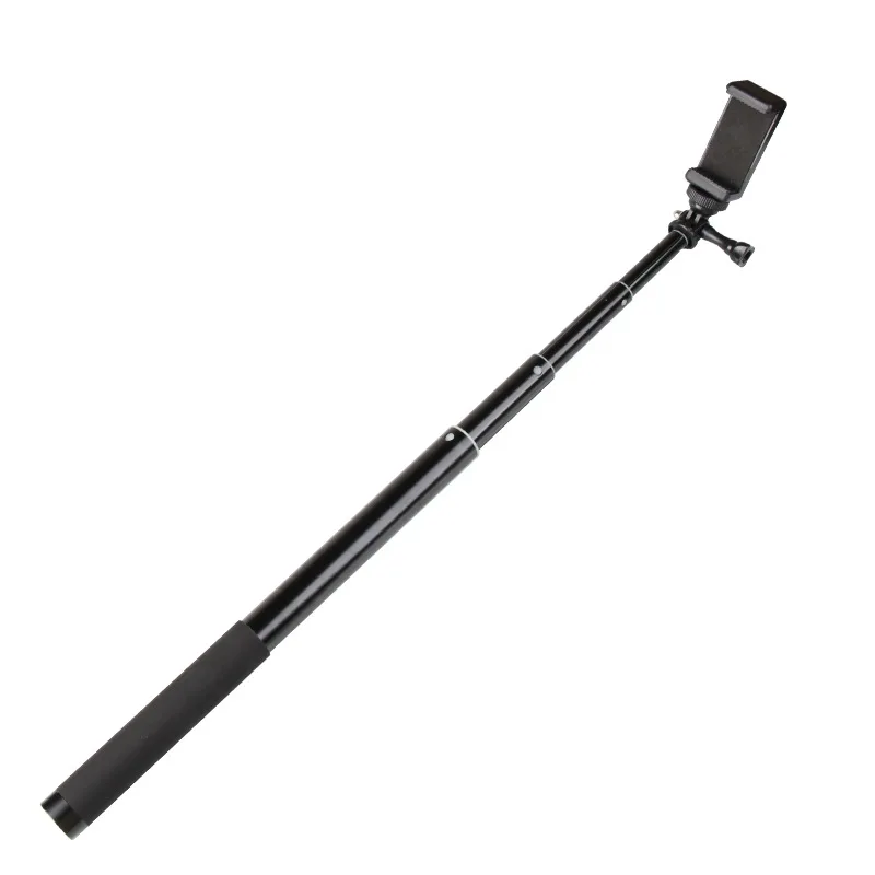 Выдвижная селфи-палка-монопод длиной 1,5 м с отверстием для винта 1/4 дюйма для GoPro Hero 7 6 5 4 3+ 3 Экшн-камера Go Pro HD Изображение 3
