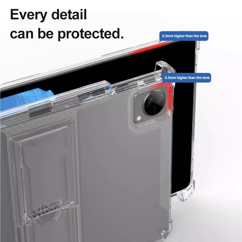 Для Samsung Galaxy Tab A9 Plus 11 дюймов 2023 Чехол -С невидимой подставкой, Защитный чехол для S9 FE S8 S7 A9 A8 A7 S6 Lite Изображение 3