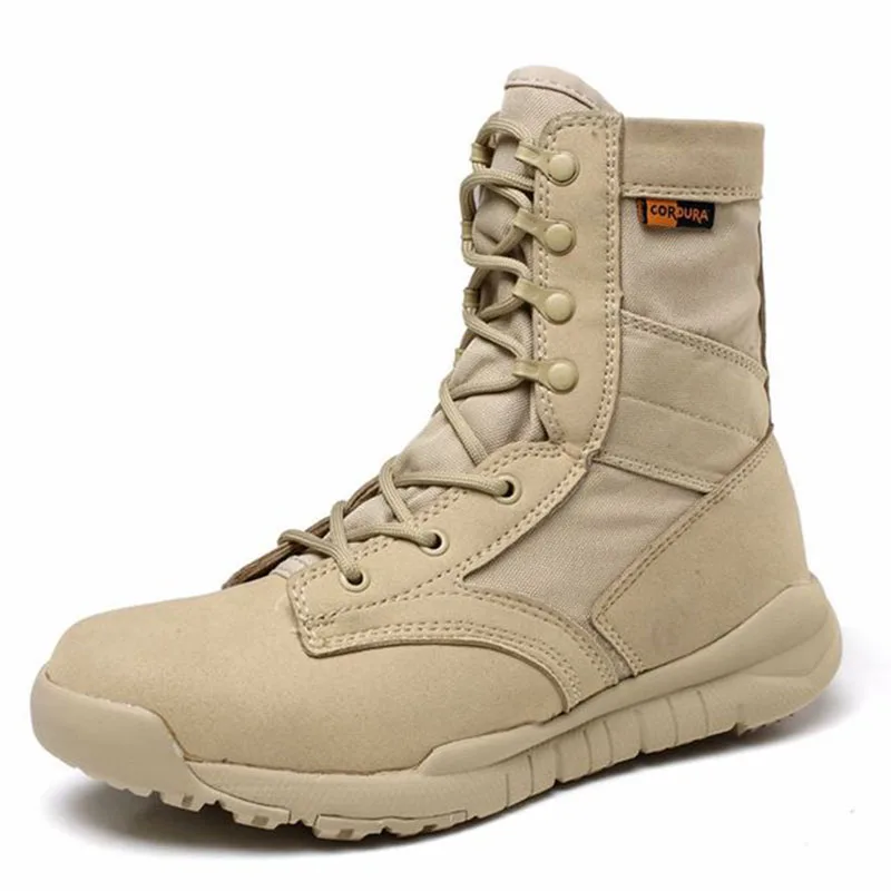 Уличные брызгозащищенные военно-тактические ботинки, износостойкая дышащая ткань Оксфорд, сверхлегкие ботинки, спортивная обувь для тренировок по скалолазанию Изображение 0