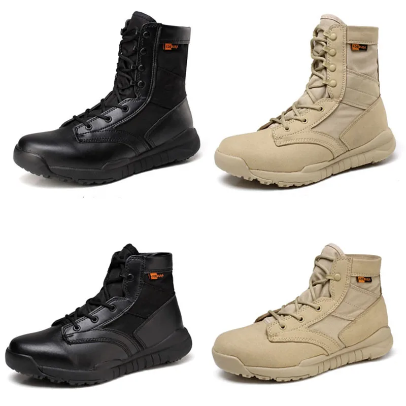 Уличные брызгозащищенные военно-тактические ботинки, износостойкая дышащая ткань Оксфорд, сверхлегкие ботинки, спортивная обувь для тренировок по скалолазанию Изображение 1